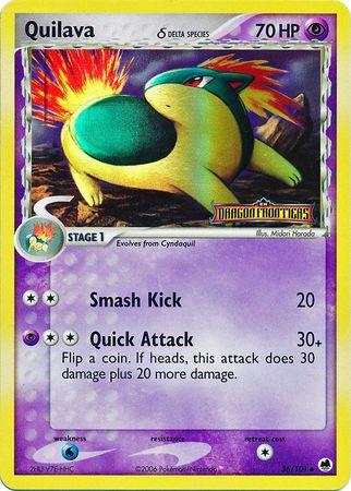 Quilava #36 Dragon Frontiers [Reverse Holo]