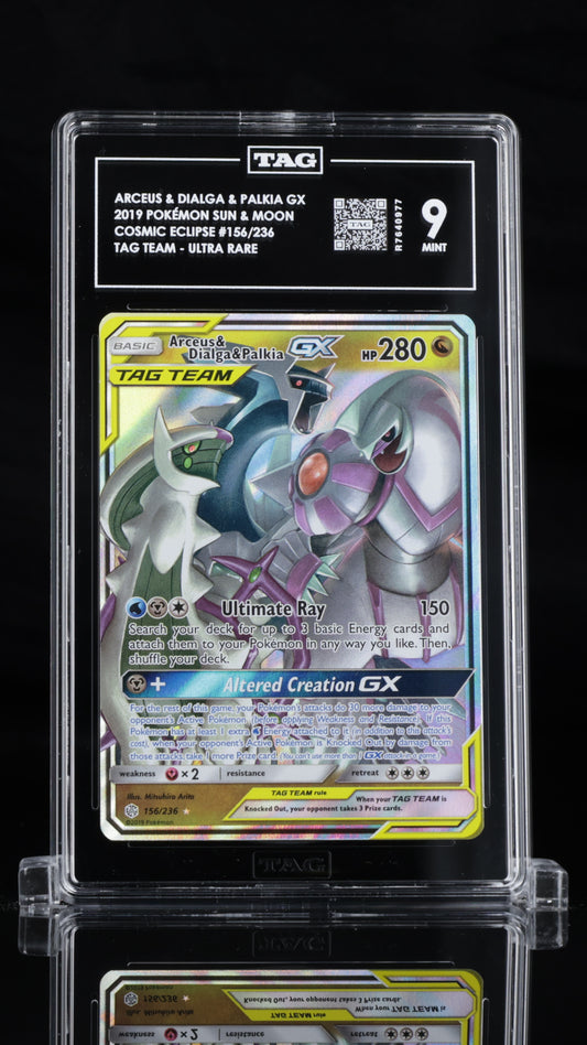 [TAG 9] Arceus & Dialga & Palkia GX TAG TEAM #156 Cosmic Eclipse