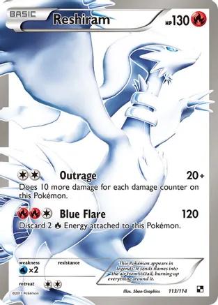 Reshiram #113 Pokemon Black & White