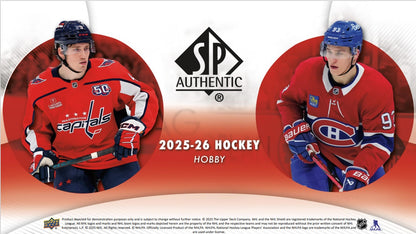 UPPER DECK: 2025-26 SP Authentic Hockey - Hobby