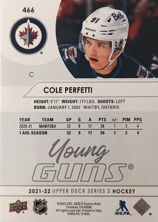 Cole Perfetti #466 Young Guns