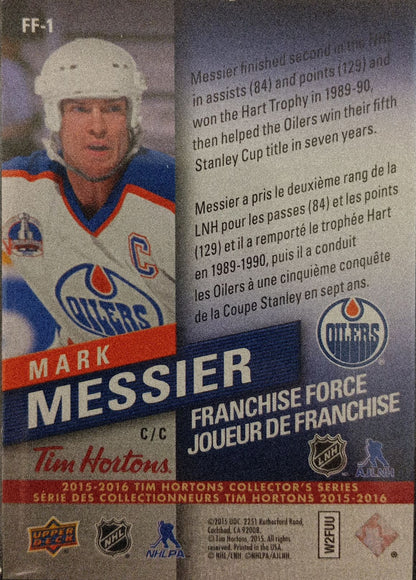 Mark Messier #FF-1 Franchise Force Tim Hortons 2015-16