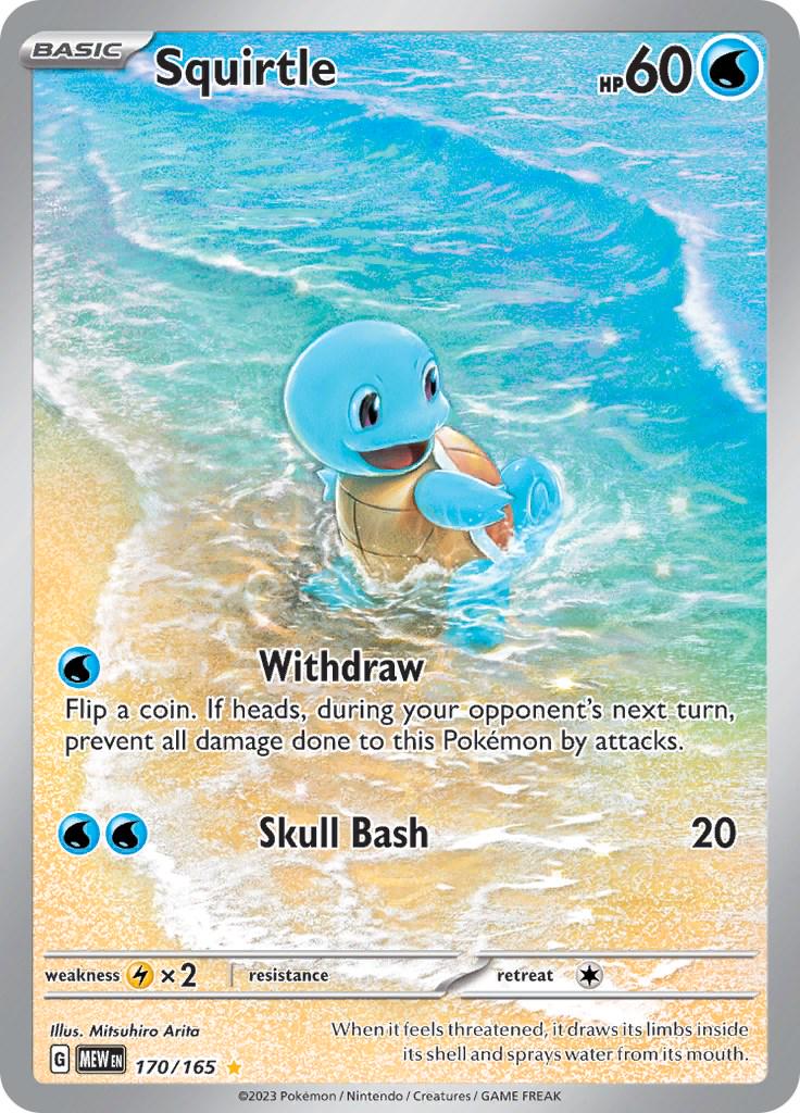 Squirtle #170 Scarlet & Violet 151