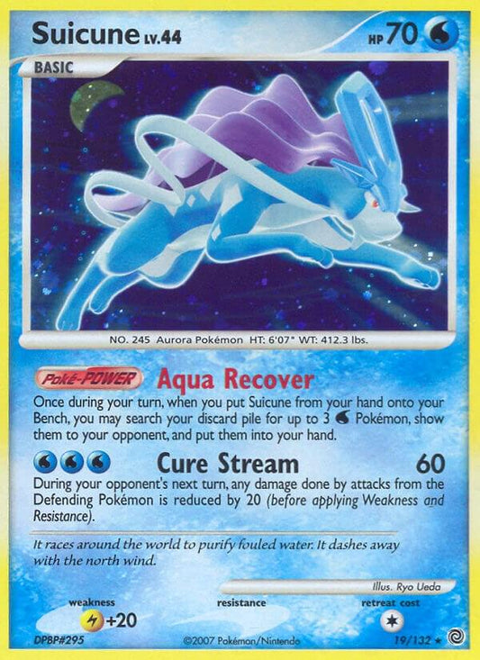 Suicune Lv. 44 [Holo] #19 Secret Wonders