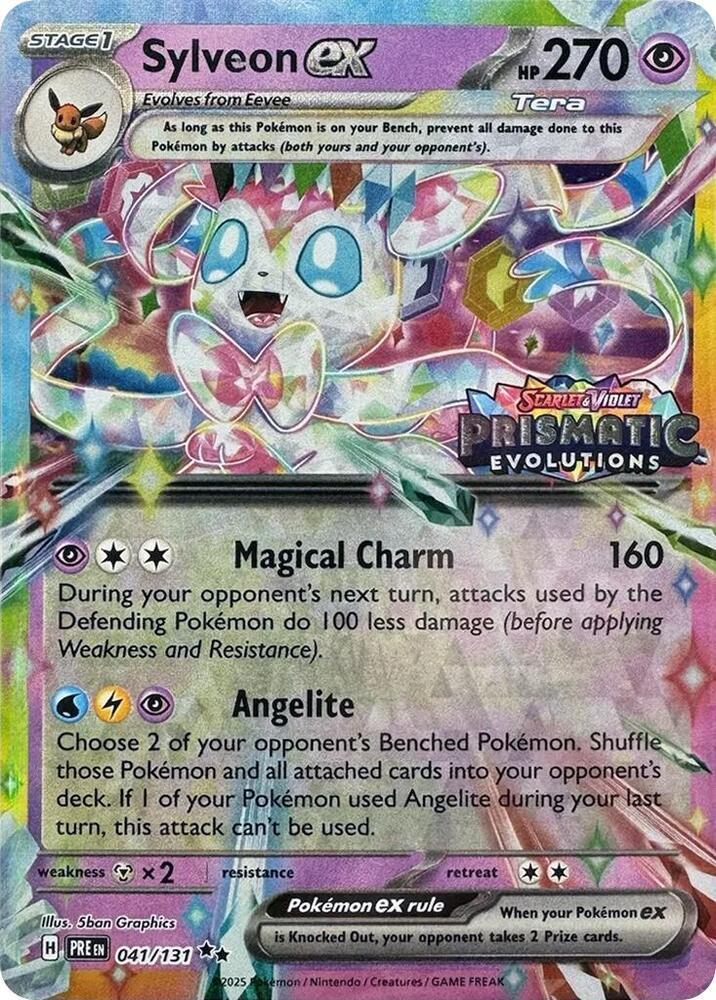 Sylveon ex [Stamp] #41 Prismatic Evolutions