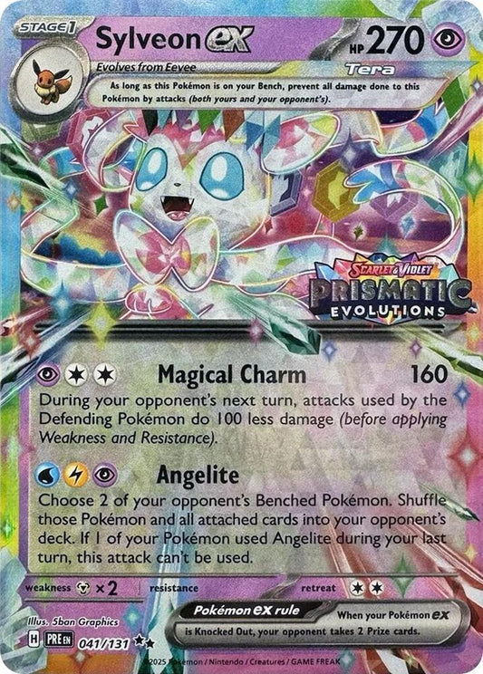 Sylveon ex [Stamp] #41 Prismatic Evolutions