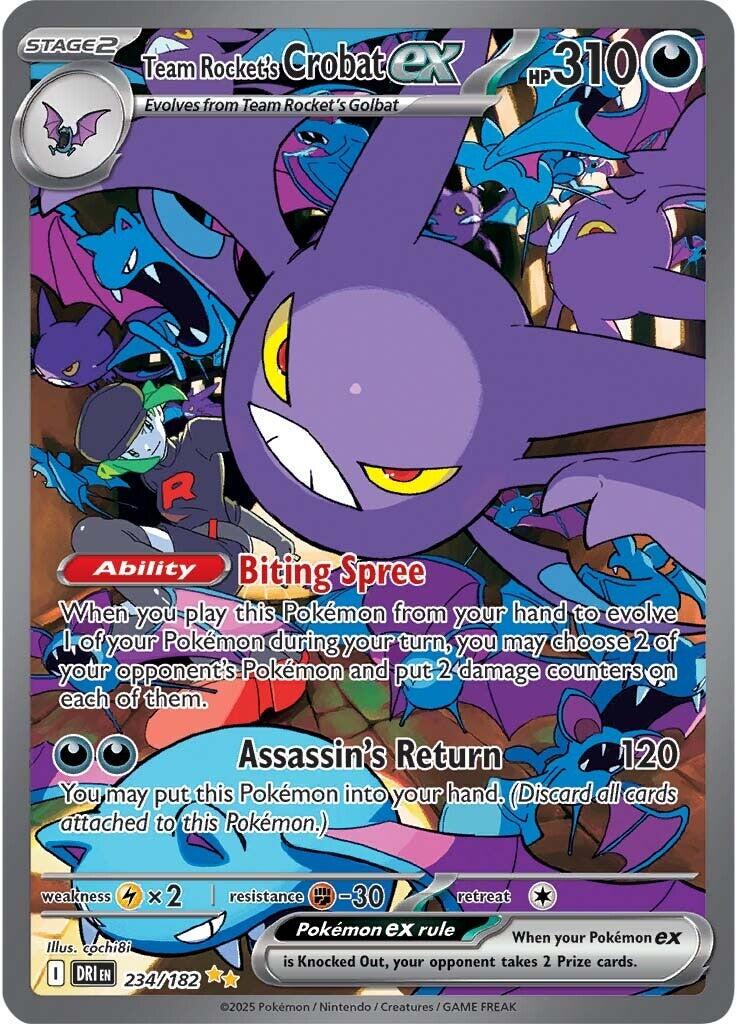 Team Rocket's Crobat ex #234 Destined Rivals