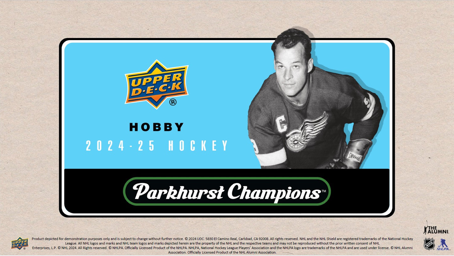 UPPER DECK: 2024-25 Parkhurst Champions Hockey - Hobby