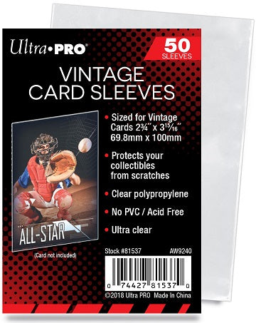 Ultra-PRO Vintage Card Sleeves (100 Count)