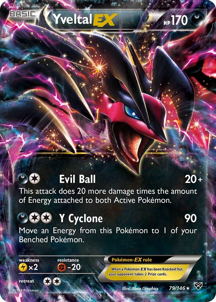 Yveltal EX #79 Pokemon XY