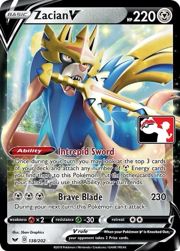 Zacian V [Prize Pack] #138 Sword & Shield