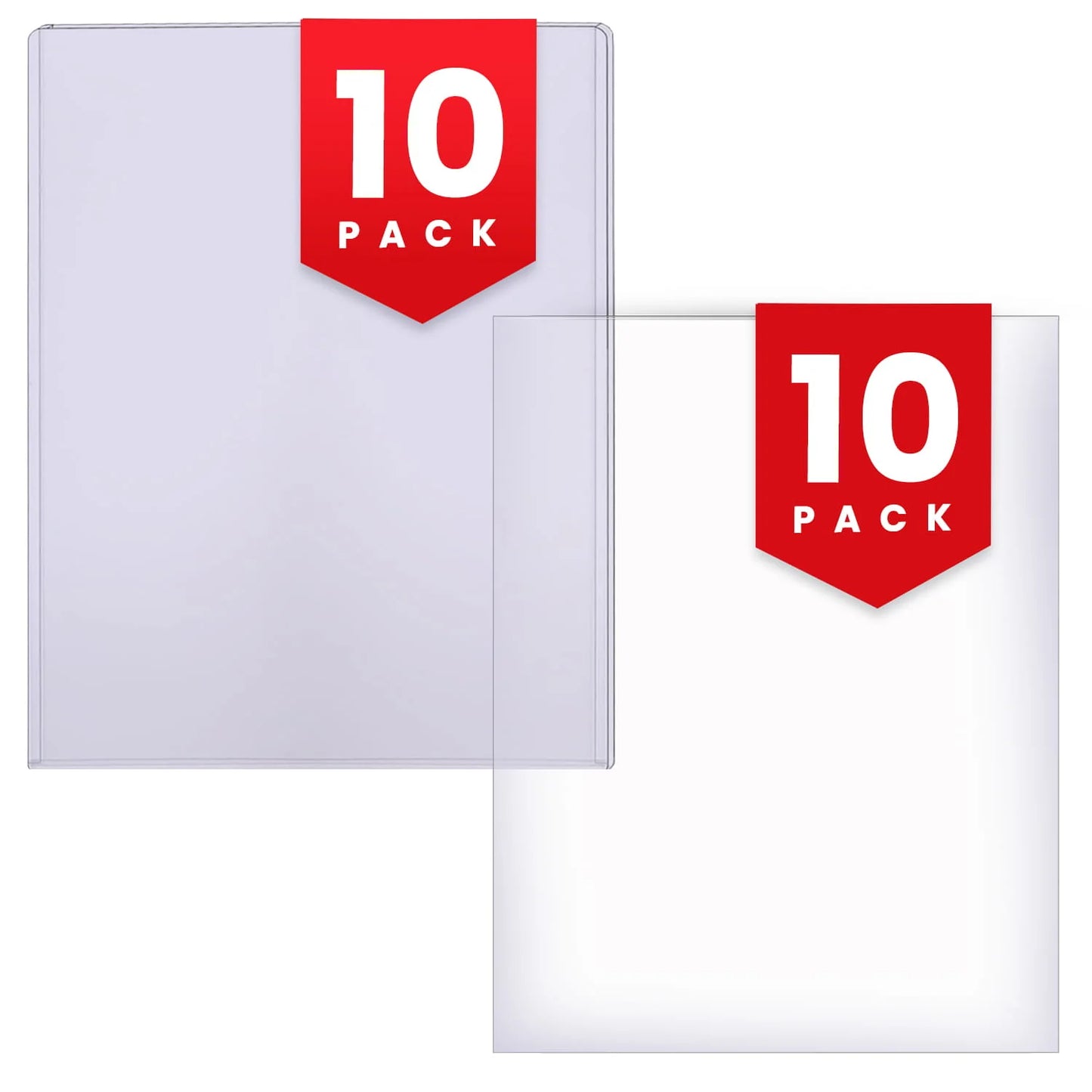 EVORETRO: Jumbo Toploader & Sleeves Bundle – 35pt (10 Toploaders + 10 Sleeves)