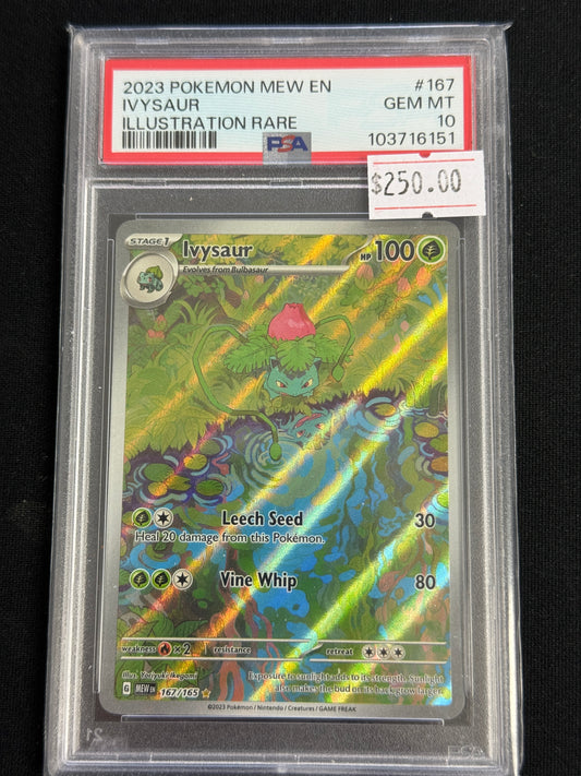 #167 PSA GEM MT 10 Ivysaur