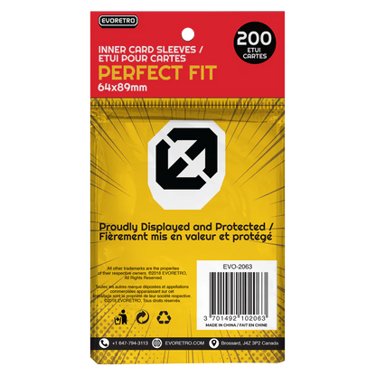 EVORETRO Perfect Fit Sleeves (200 count)