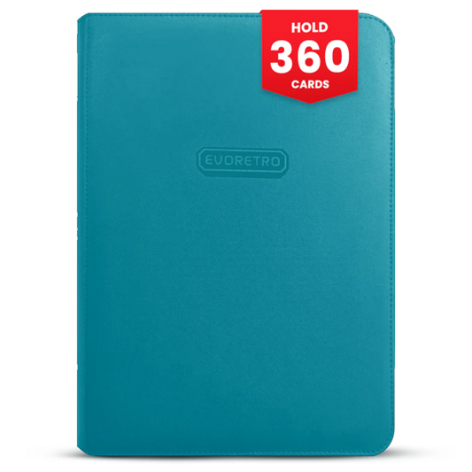 EVORETRO 9 Pocket Card Binder - Zipper Close