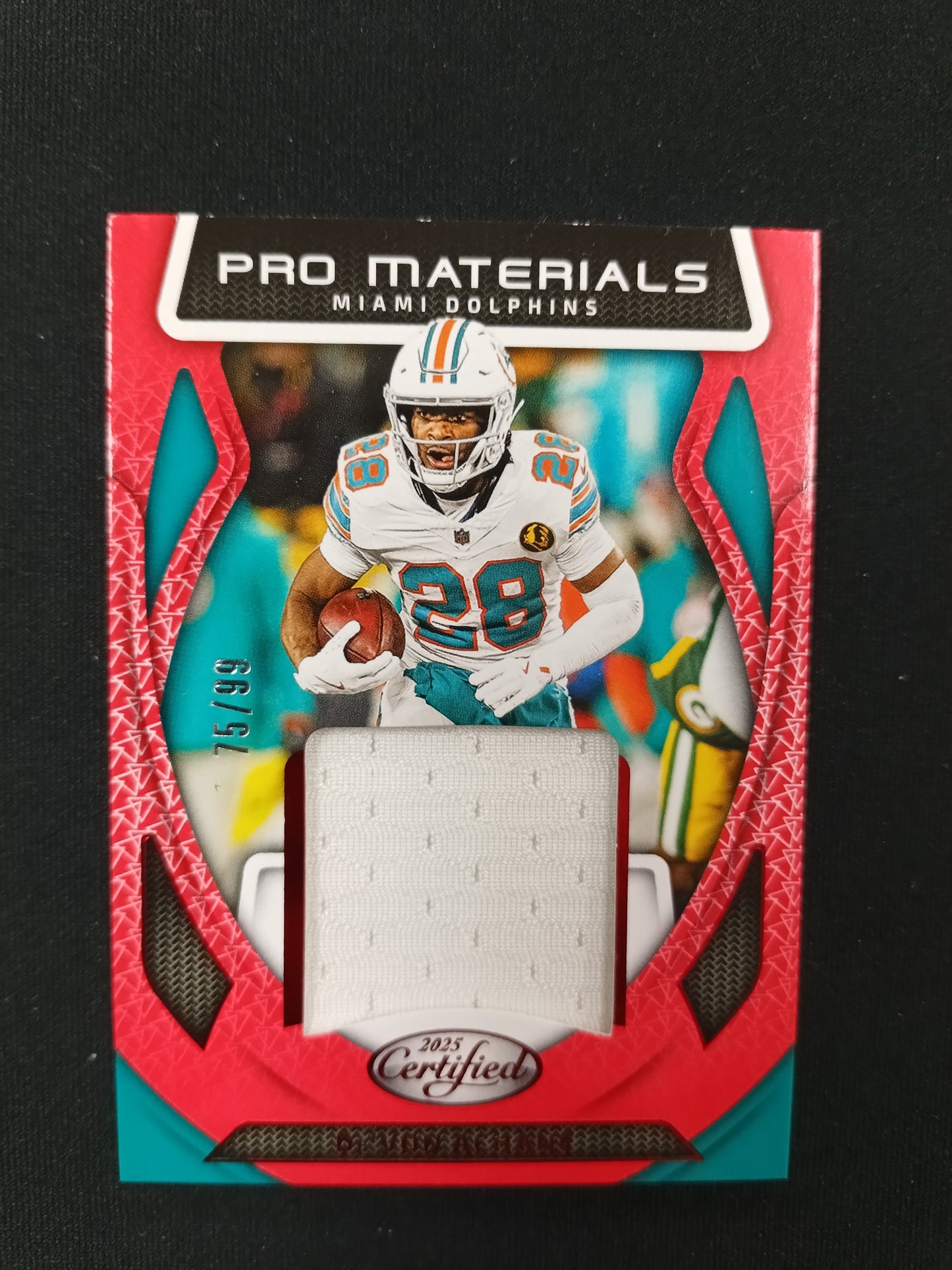 75/99 | De'Von Achane #PM-DAE Pro Materials Patch