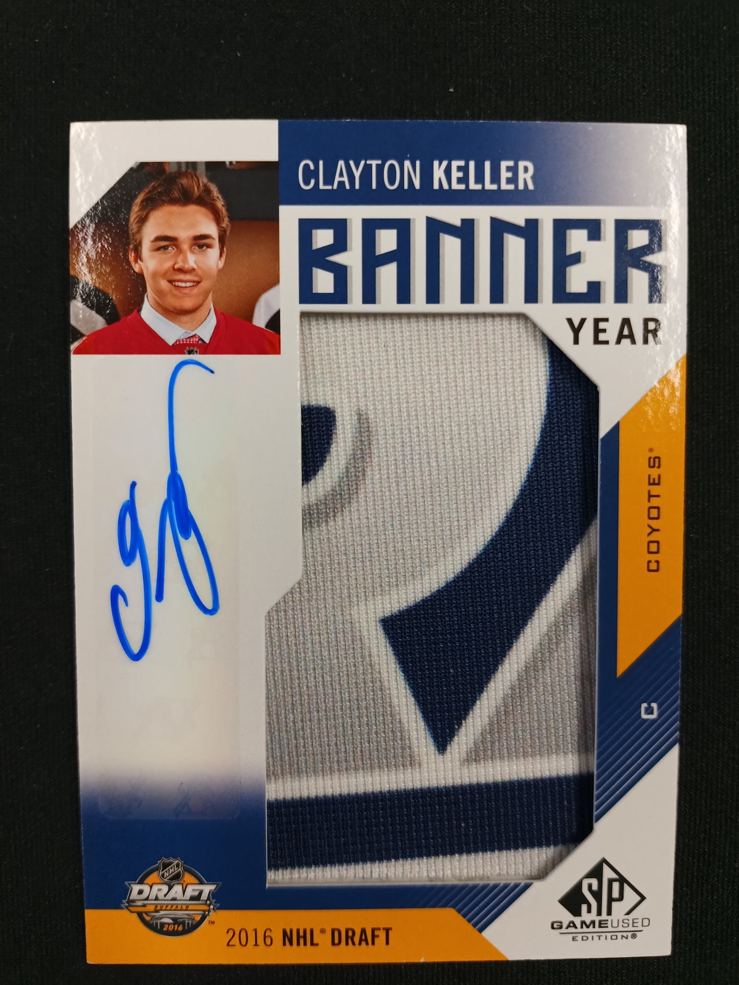 07/15 | Clayton Keller #BD16-CK Banner Year Auto Patch