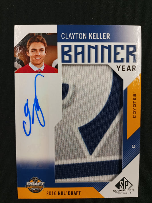 07/15 | Clayton Keller #BD16-CK Banner Year Auto Patch