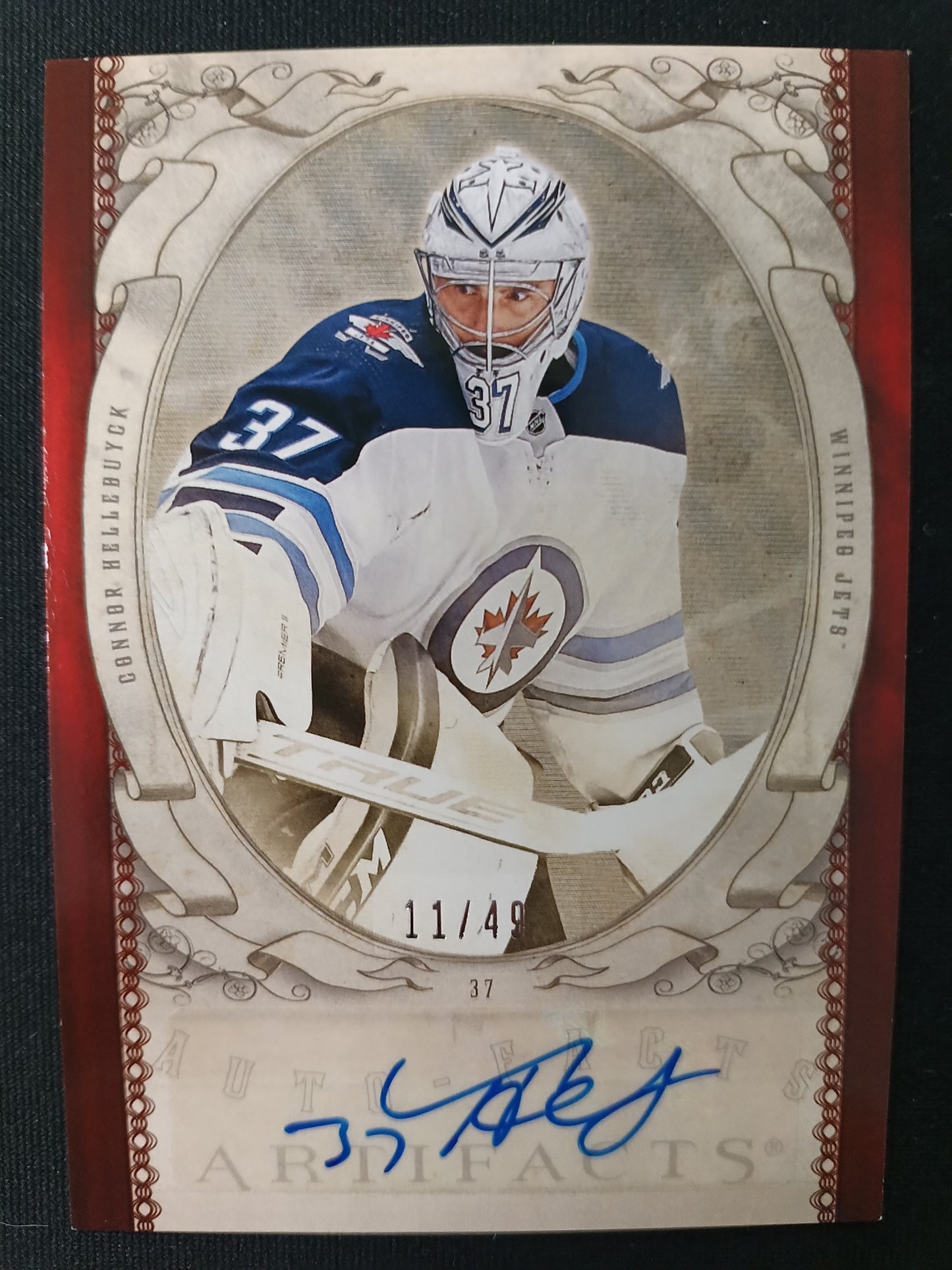 Connor Hellebuyck 20-21 Artifacts 11/49