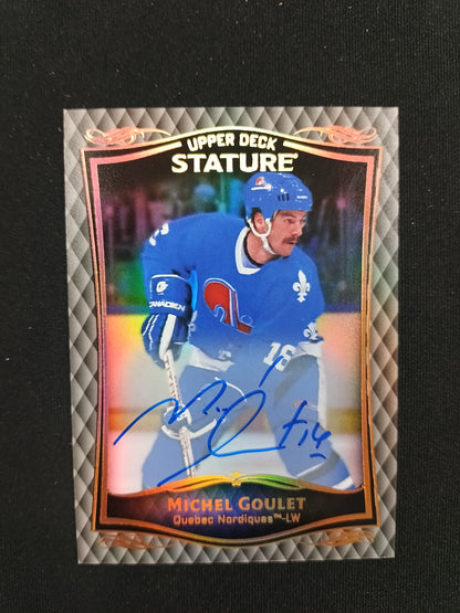 Michel Goulet #29 Stature [Auto]