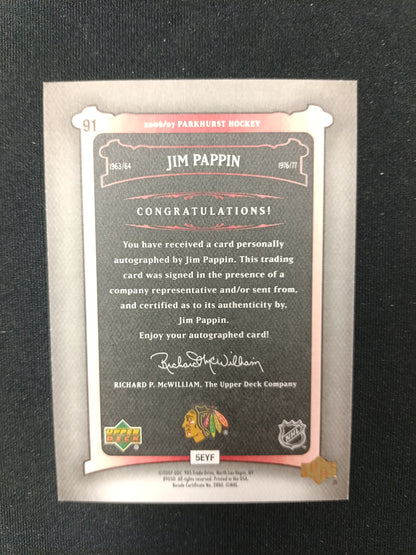 Jim Pappin #91 Parkhurst Auto
