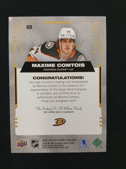 Maxime Comtois 21-22 UD Stature 8/10