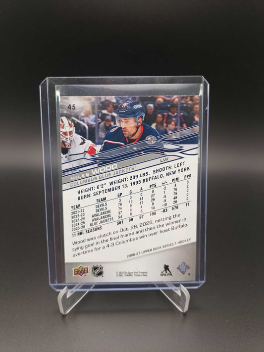Miles Wood #45 2026-27 Series 1 [UD Exclusives] /100