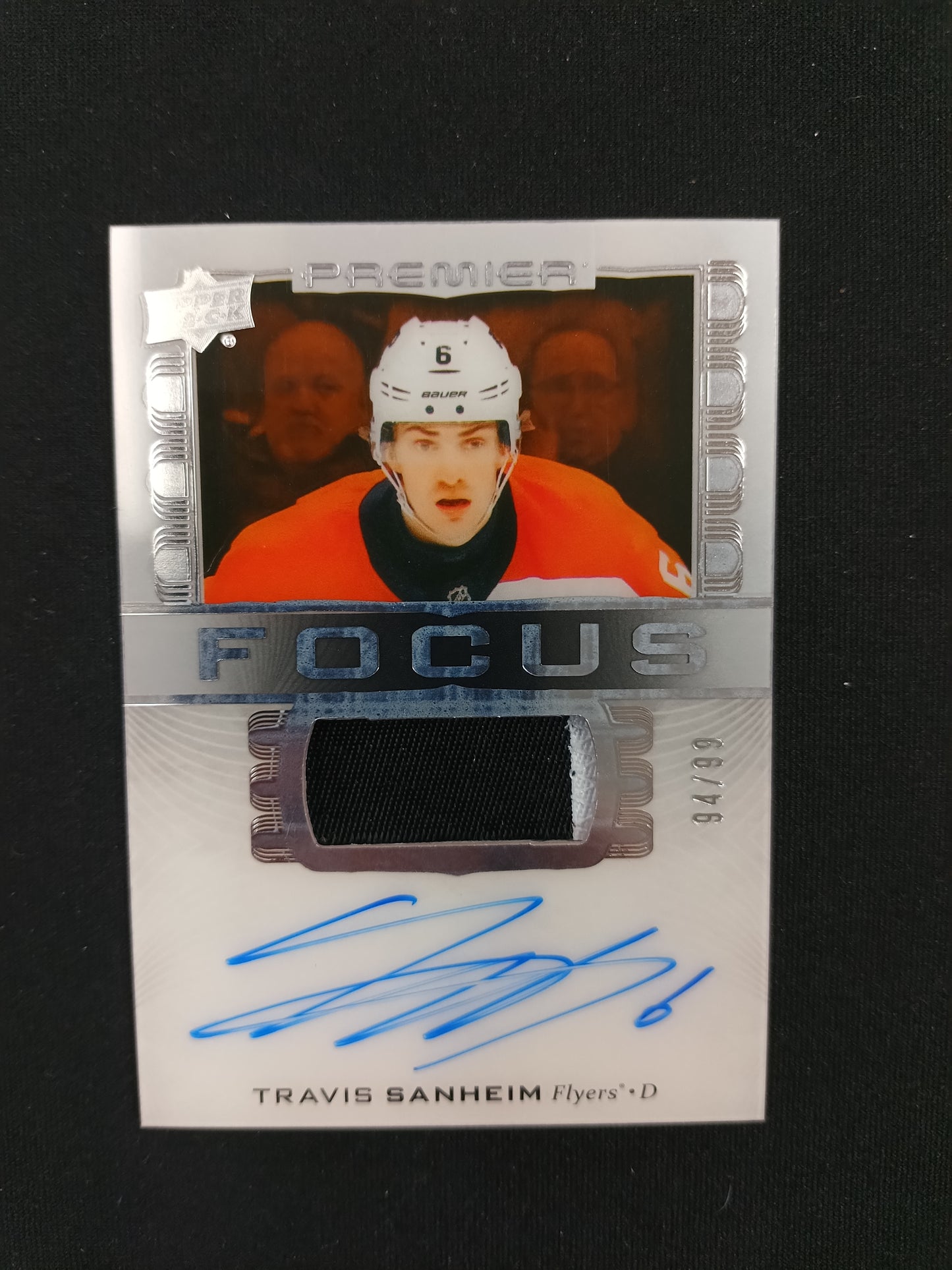 94/99 | Travis Sanheim #PFP-TR Premier Focus Auto Patch