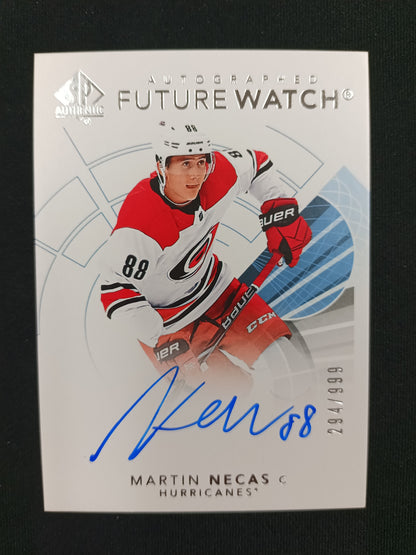 294/999 | Martin Necas #163 Future Watch Auto