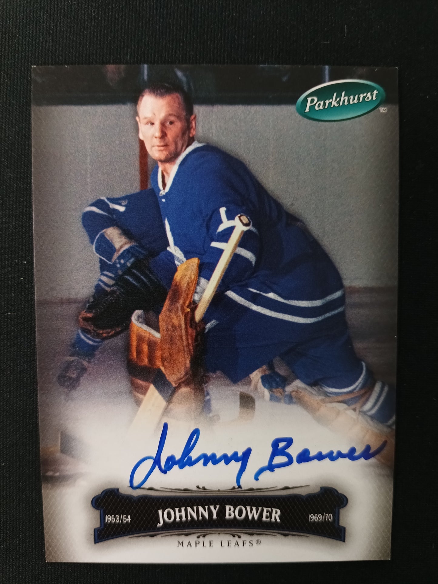 Johnny Bower #21 Parkhurst Auto