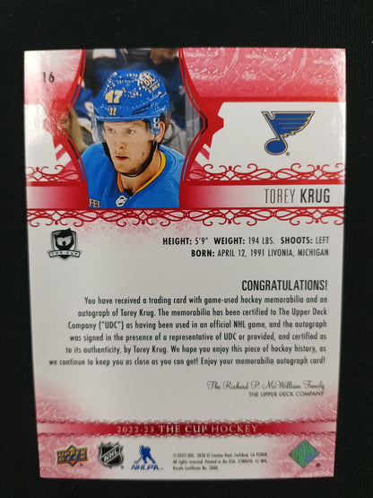 Torey Krug 22-23 The Cup Hockey 2/4