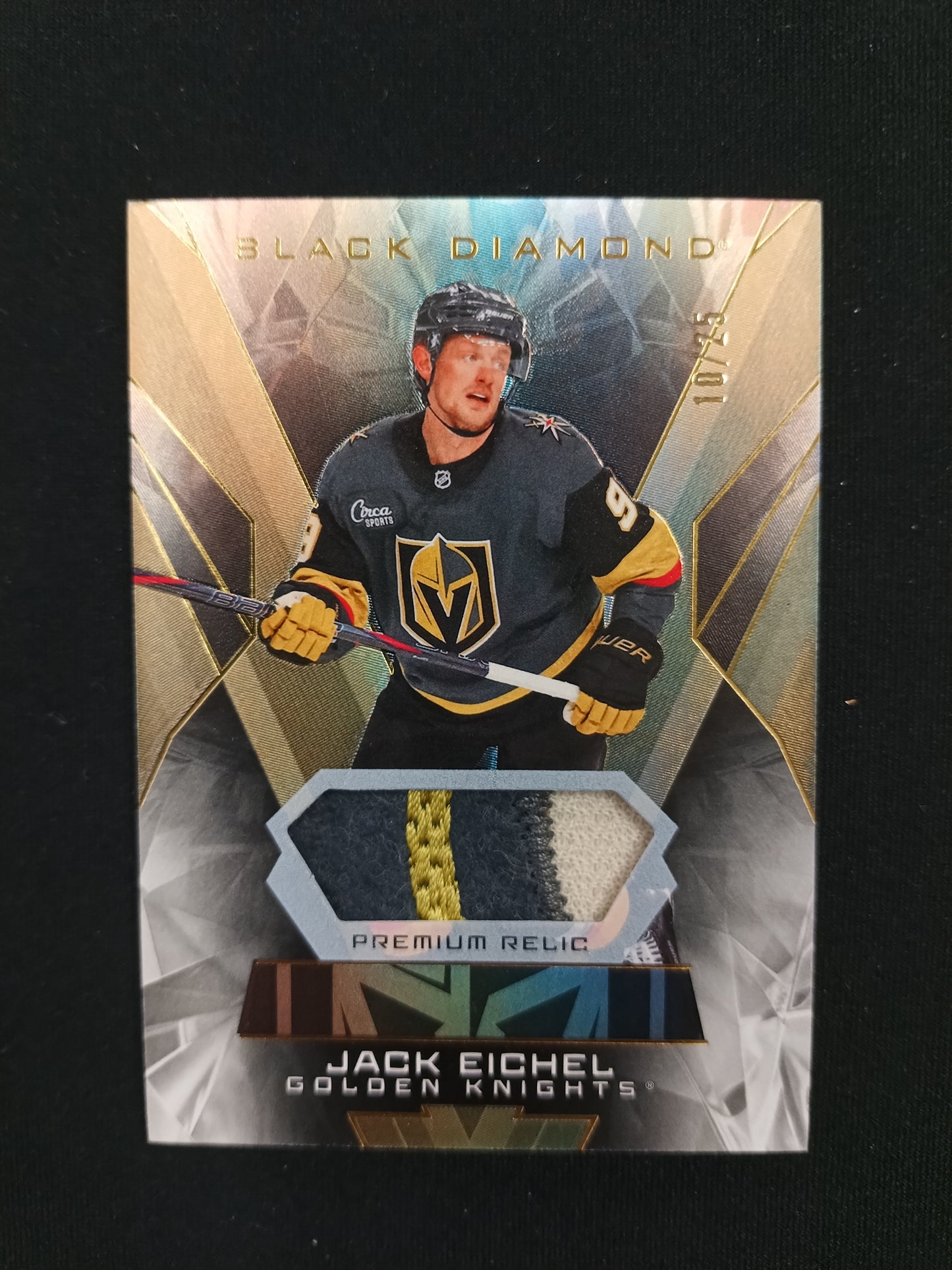 10/25 | Jack Eichel #BDB-JE Black Diamond Premium Relic