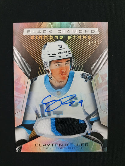 11/25 | Clayton Keller #BDS-CK Black Diamond [Premium Relic Auto]