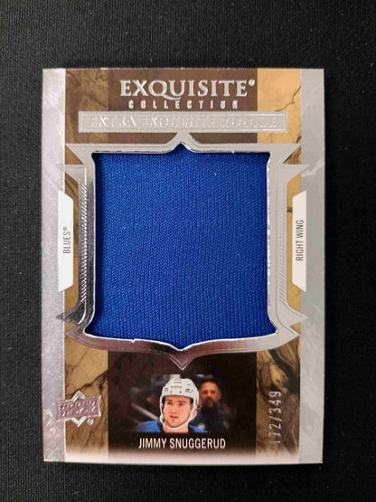 172/349 | Jimmy Snuggerud #ECER-JS Extra Exquisite Rookie Patch