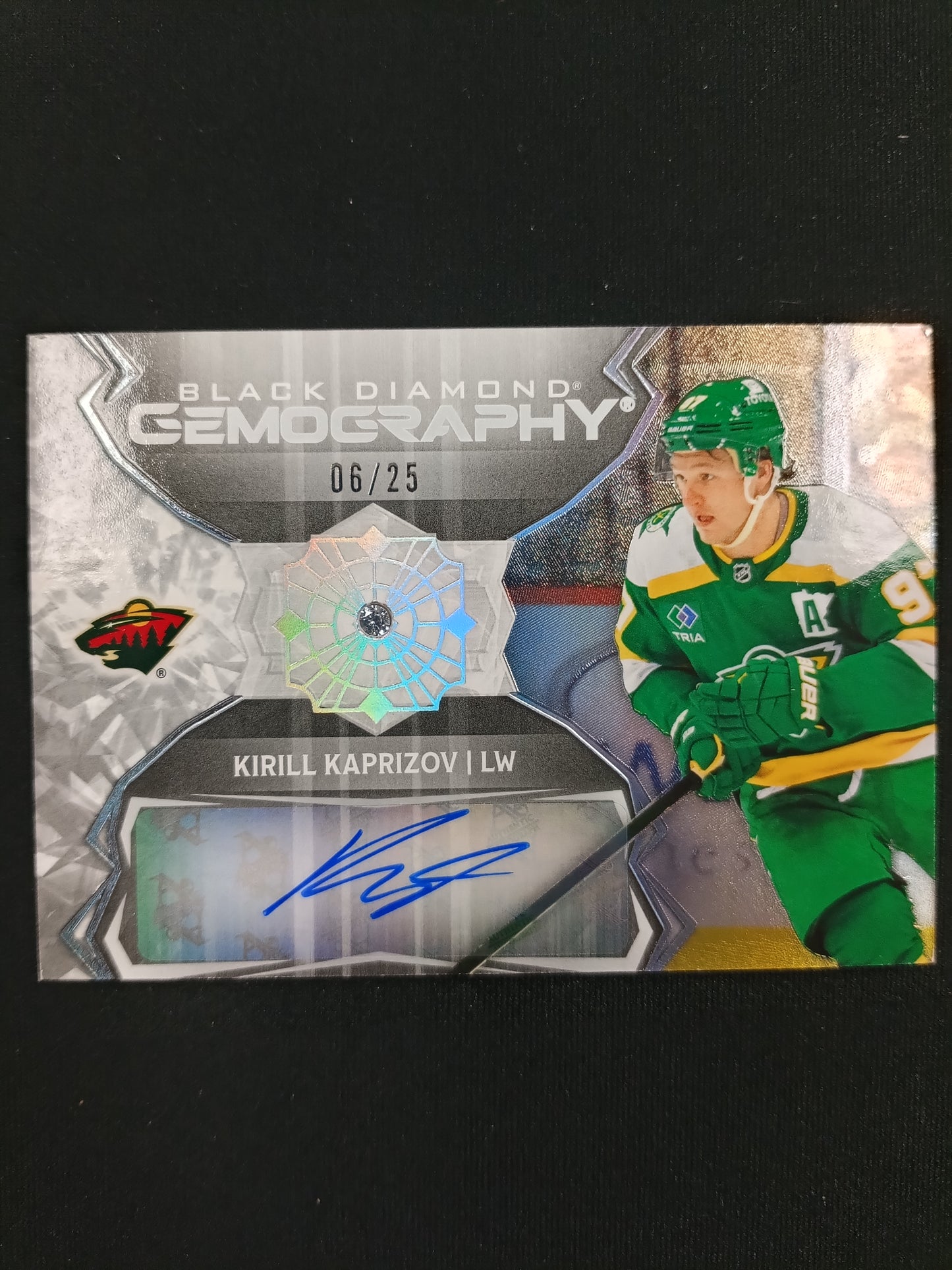 Kirill Kaprizov 24-25 Black Diamond Hockey Gemography 6/25