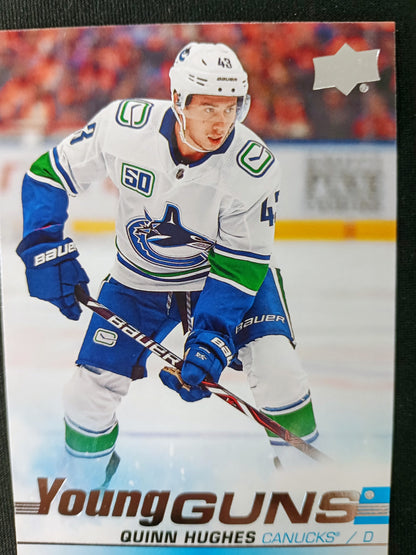 Quinn Hughes #249 Young Guns