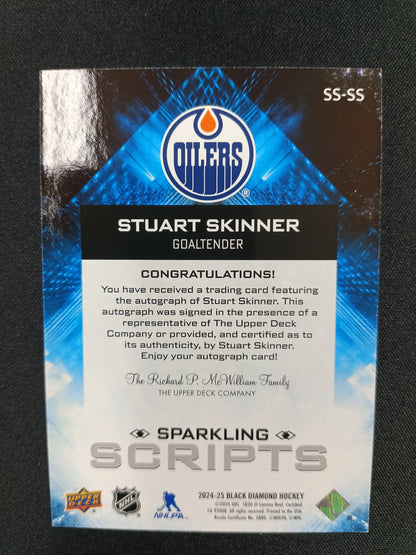 Stuart Skinner 24-25 Black Diamond Sparkling Scripts