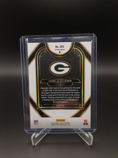Jaire Alexander #263 Select 2024 [Zebra Prizm]