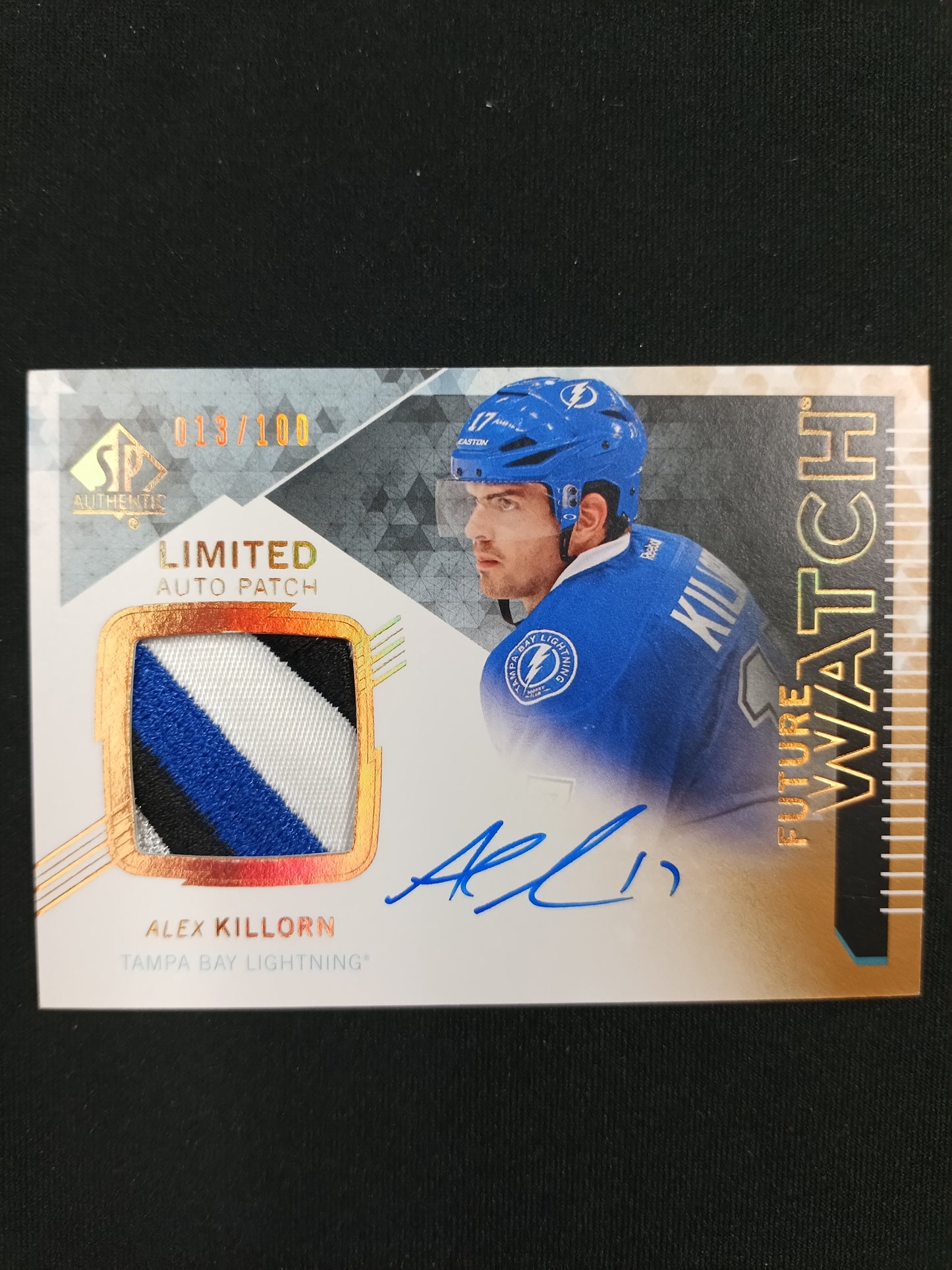 Alex Killorn 13-14 SP Authentic Hockey Limited FWAP 13/100