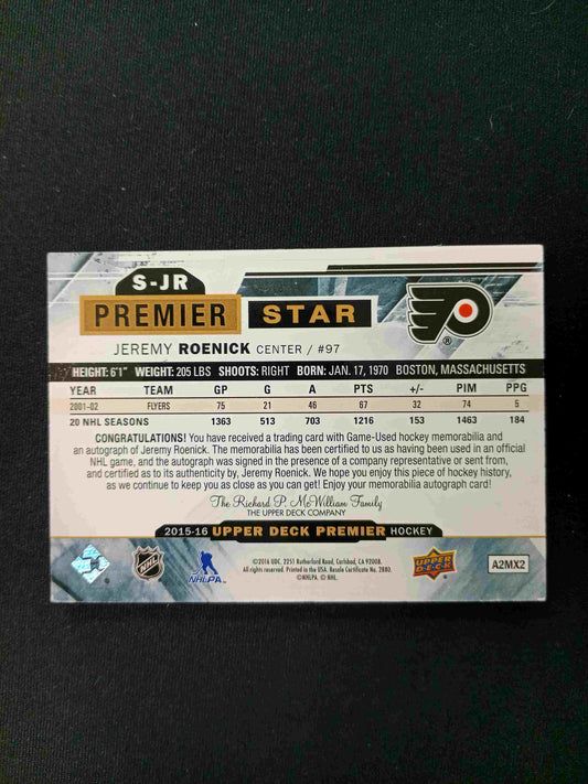 65/99 | Jeremy Roenick #S-JR Premier Star Auto Patch