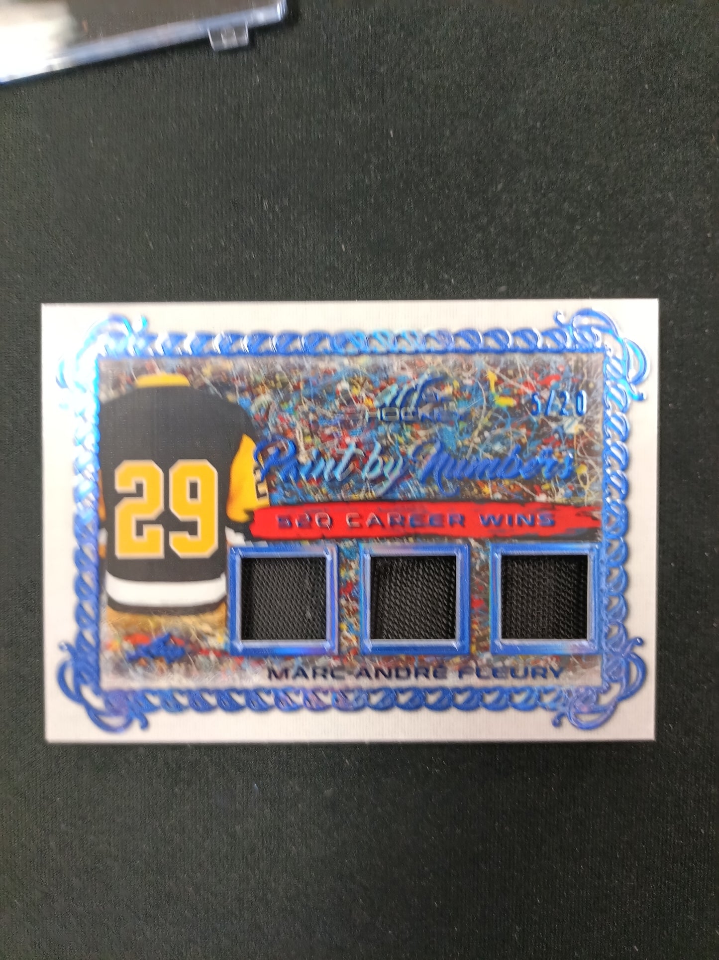 5/20 | Marc-Andre Fleury #PBN-20 Paint by Numbers Patch