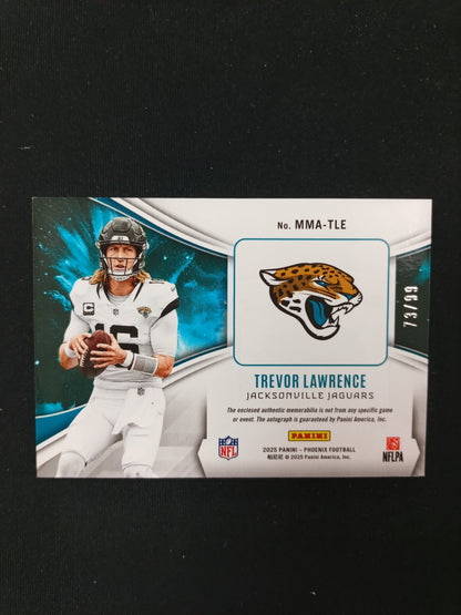 73/99 | Trevor Lawrence #MMA-TLE Mythical Auto Patch