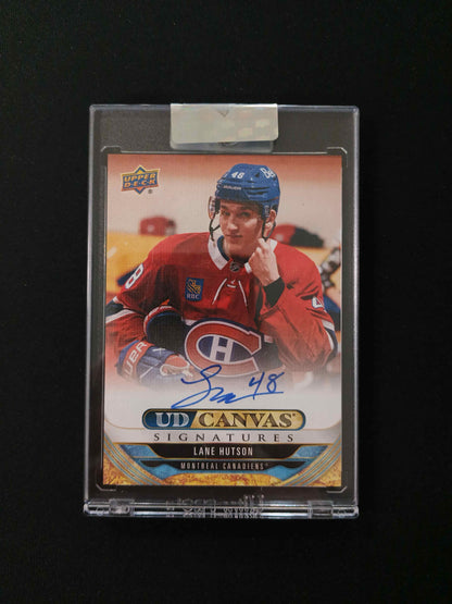 Lane Hutson #CS-LH UD Canvas Signatures Auto