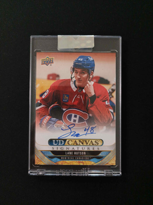 Lane Hutson #CS-LH UD Canvas Signatures Auto