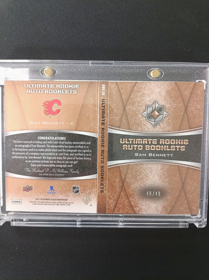 40/49 | Sam Bennett #RBR-SB Ultimate Rookie Auto Booklet