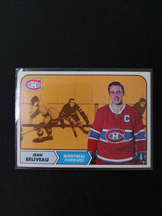 Jean Beliveau #61 1968 Topps
