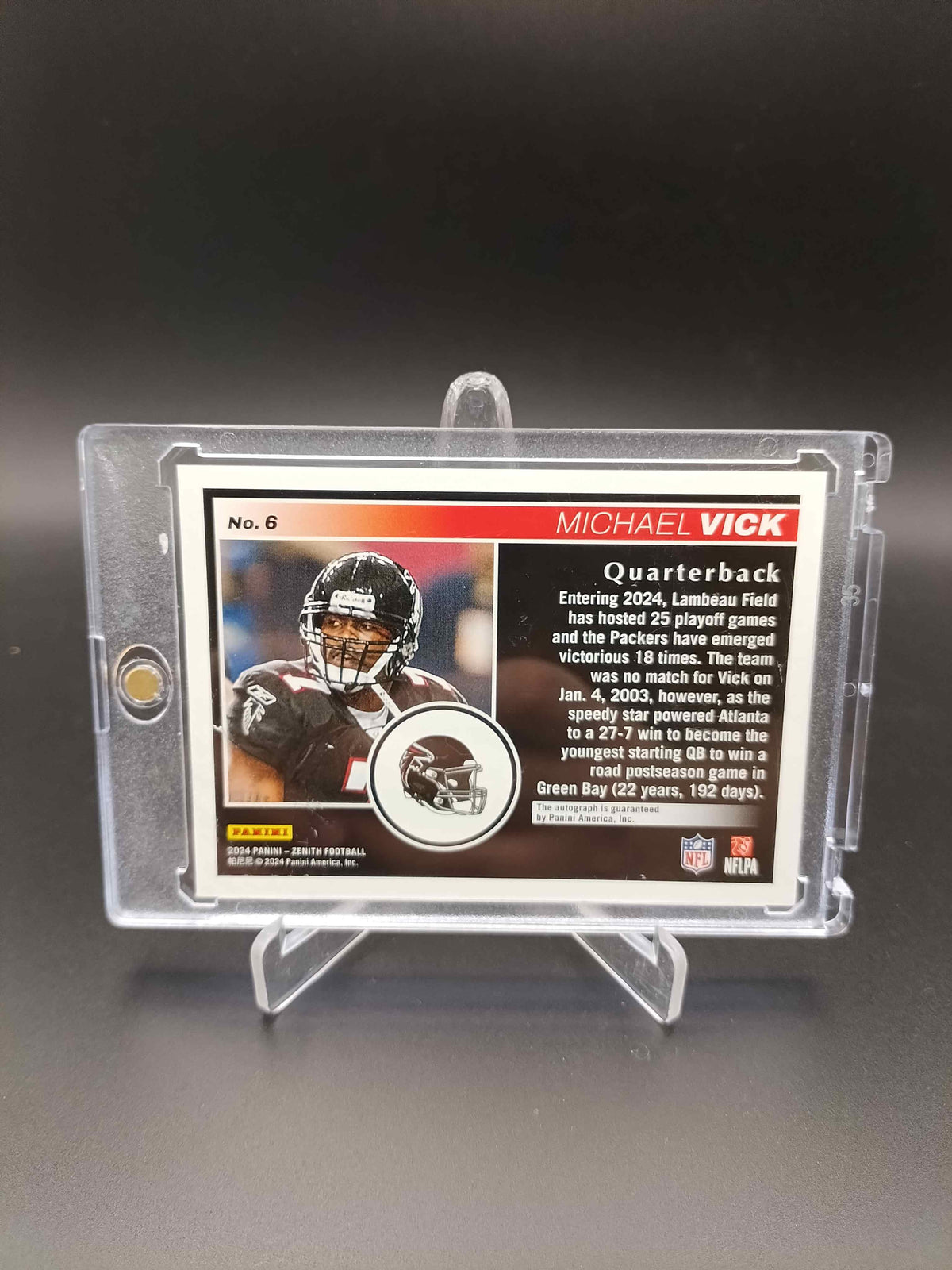 Michael Vick #6 No Huddle [Red Auto]