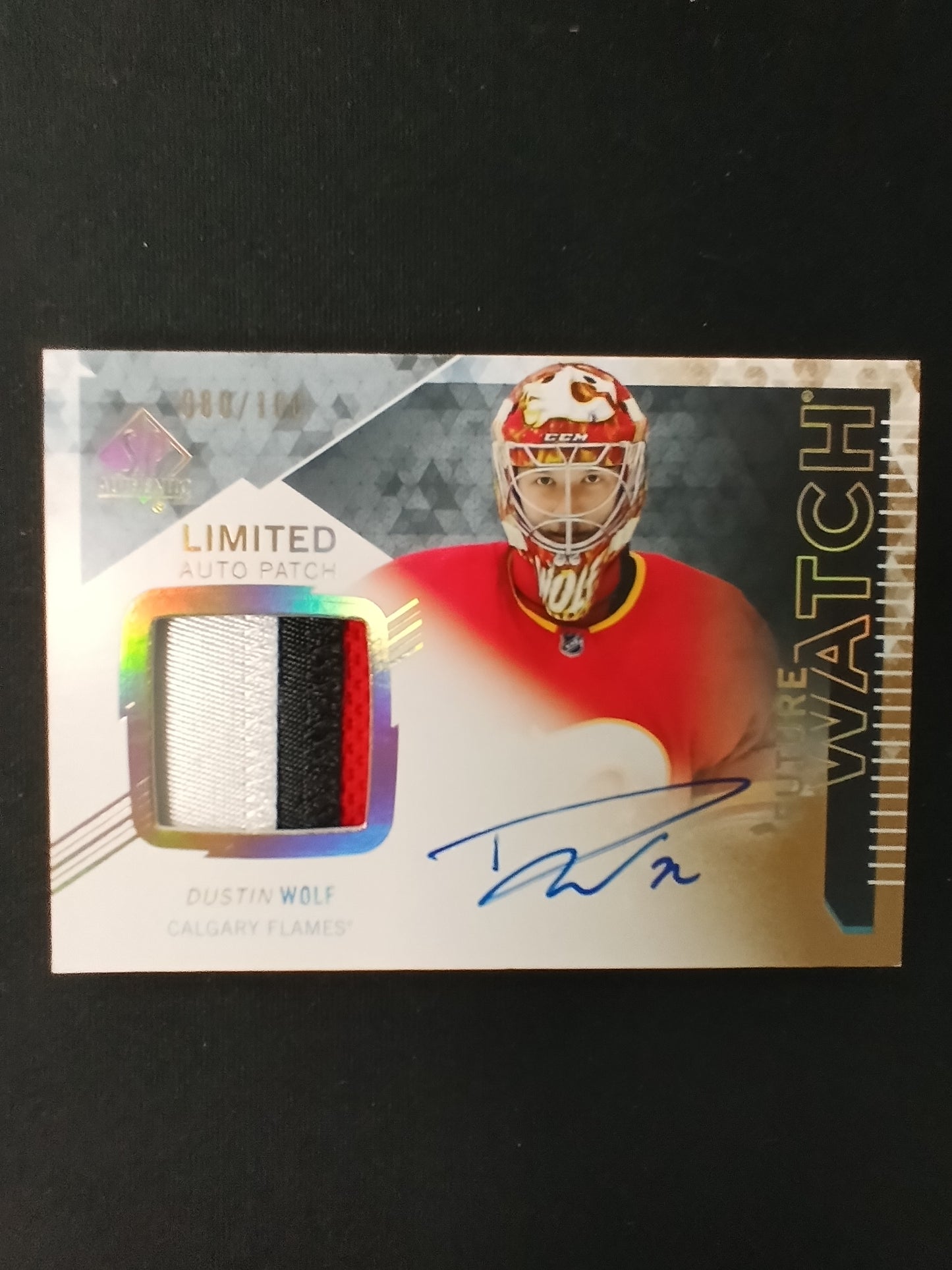 080/100 | Dustin Wolf #111 Future Watch Limited Auto Patch