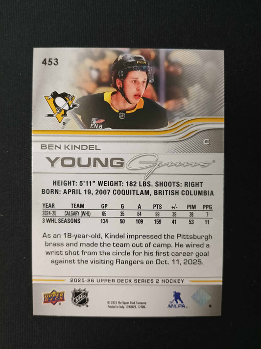 Ben Kindel #453 Young Guns