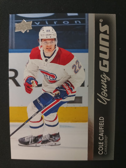 Cole Caufield 21-22 UD Series 1 Hockey Young Guns